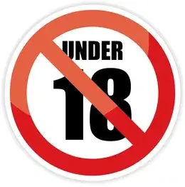 no 18 years old under