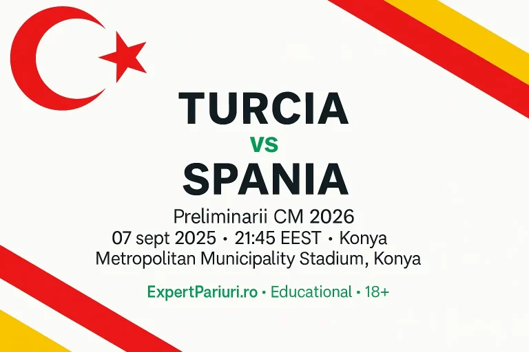 Turcia vs Spania 07.09.2025 Preliminar CM 2026