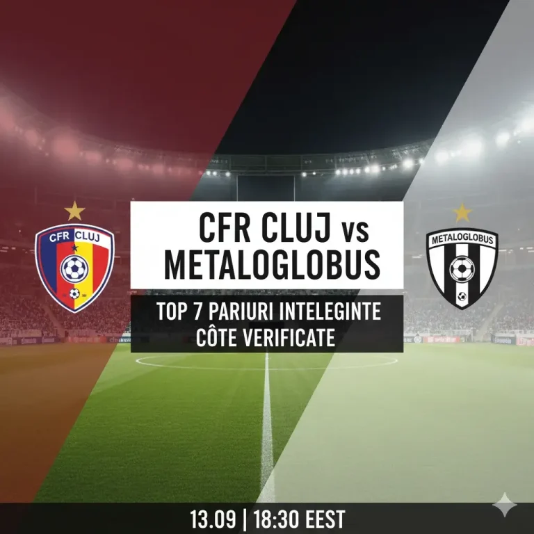 CFR Cluj vs Metaloglobus – SuperLiga (13.09.2025, 21:30)