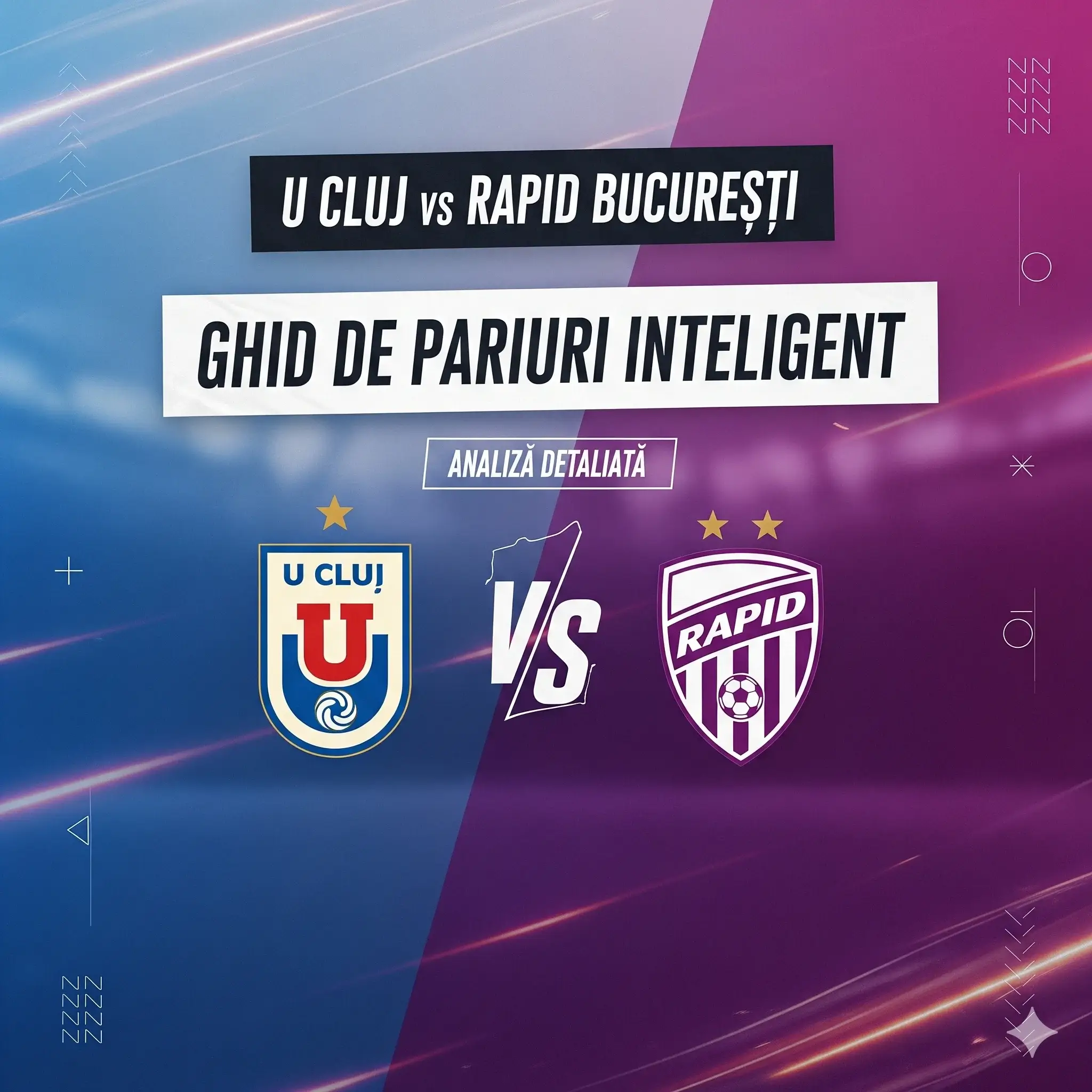 U Cluj vs Rapid Bucuresti – SuperLiga (12.09.2025, 21:00)