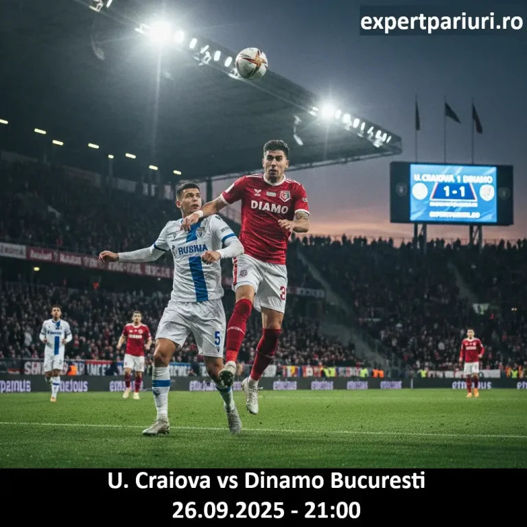 Univ. Craiova vs Dinamo – SuperLiga (26.09.2025, 21:,00)